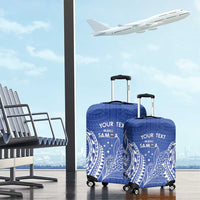 Custom Manu Samoa Rugby 2024 Luggage Cover Go Champions Samoan Tattoo