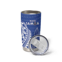 Custom Manu Samoa Rugby 2024 Tumbler Cup Go Champions Samoan Tattoo