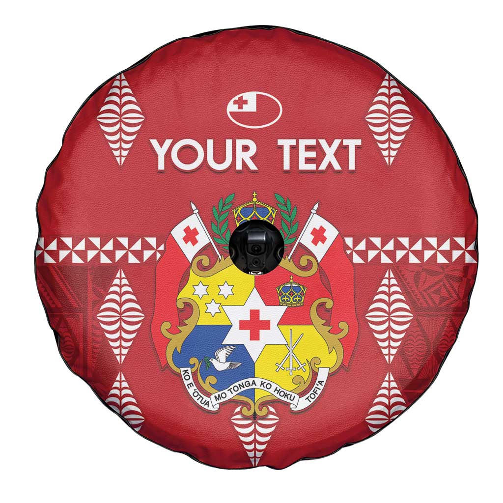 Custom Tonga Rugby 2024 Spare Tire Cover Go Champions Ikale Tahi Ngatu Pattern