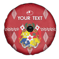 Custom Tonga Rugby 2024 Spare Tire Cover Go Champions Ikale Tahi Ngatu Pattern