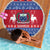 Personalised Samoa Christmas Beach Blanket Samoan Coat Of Arms Manuia Le Kirisimas LT14 - Wonder Print Shop