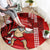 Personalised Hawaii Christmas Round Carpet Mele Kalikimaka Surfing Santa Claus LT14 - Polynesian Pride