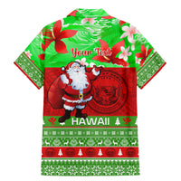 Personalised Hawaii Christmas Family Matching Mermaid Dress and Hawaiian Shirt Mele Kalikimaka Hawaiian Santa Tropical Vibes LT14 - Polynesian Pride