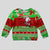 Personalised Hawaii Christmas Kid Ugly Christmas Sweater Mele Kalikimaka Hawaiian Santa Tropical Vibes LT14 Kid Red - Polynesian Pride