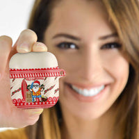 Hawaii Christmas Six Seven AirPods Case Mele Kalikimaka Funny Santa 67 Gen Alpha Slang - Polynesian Pride