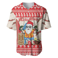 Hawaii Christmas Six Seven Baseball Jersey Mele Kalikimaka Funny Santa 67 Gen Alpha Slang - Polynesian Pride