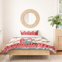 Hawaii Christmas Six Seven Bedding Set Mele Kalikimaka Funny Santa 67 Gen Alpha Slang - Polynesian Pride