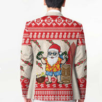 Hawaii Christmas Six Seven Blazer Mele Kalikimaka Funny Santa 67 Gen Alpha Slang - Polynesian Pride