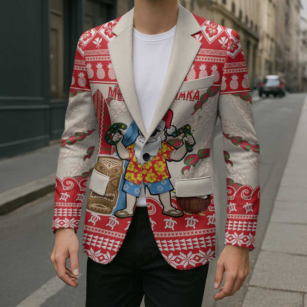 Hawaii Christmas Six Seven Blazer Mele Kalikimaka Funny Santa 67 Gen Alpha Slang - Polynesian Pride