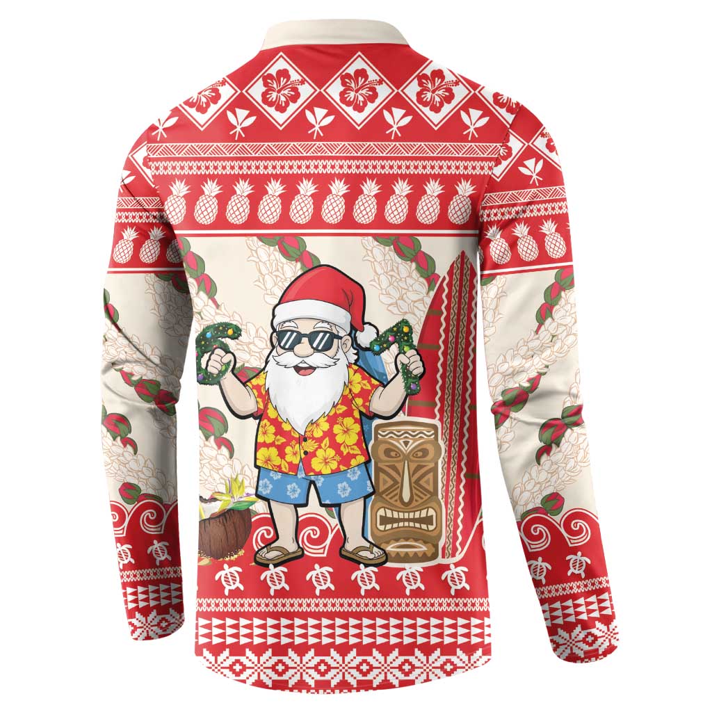 Hawaii Christmas Six Seven Button Sweatshirt Mele Kalikimaka Funny Santa 67 Gen Alpha Slang - Polynesian Pride