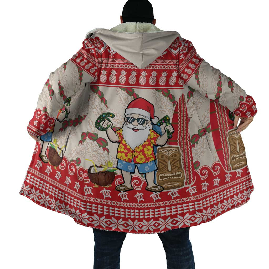 Hawaii Christmas Six Seven Cloak Mele Kalikimaka Funny Santa 67 Gen Alpha Slang - Polynesian Pride