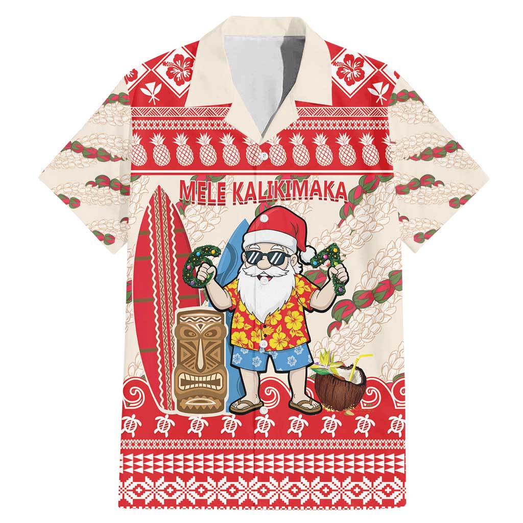 Hawaii Christmas Six Seven Family Matching Mermaid Dress and Hawaiian Shirt Mele Kalikimaka Funny Santa 67 Gen Alpha Slang - Polynesian Pride