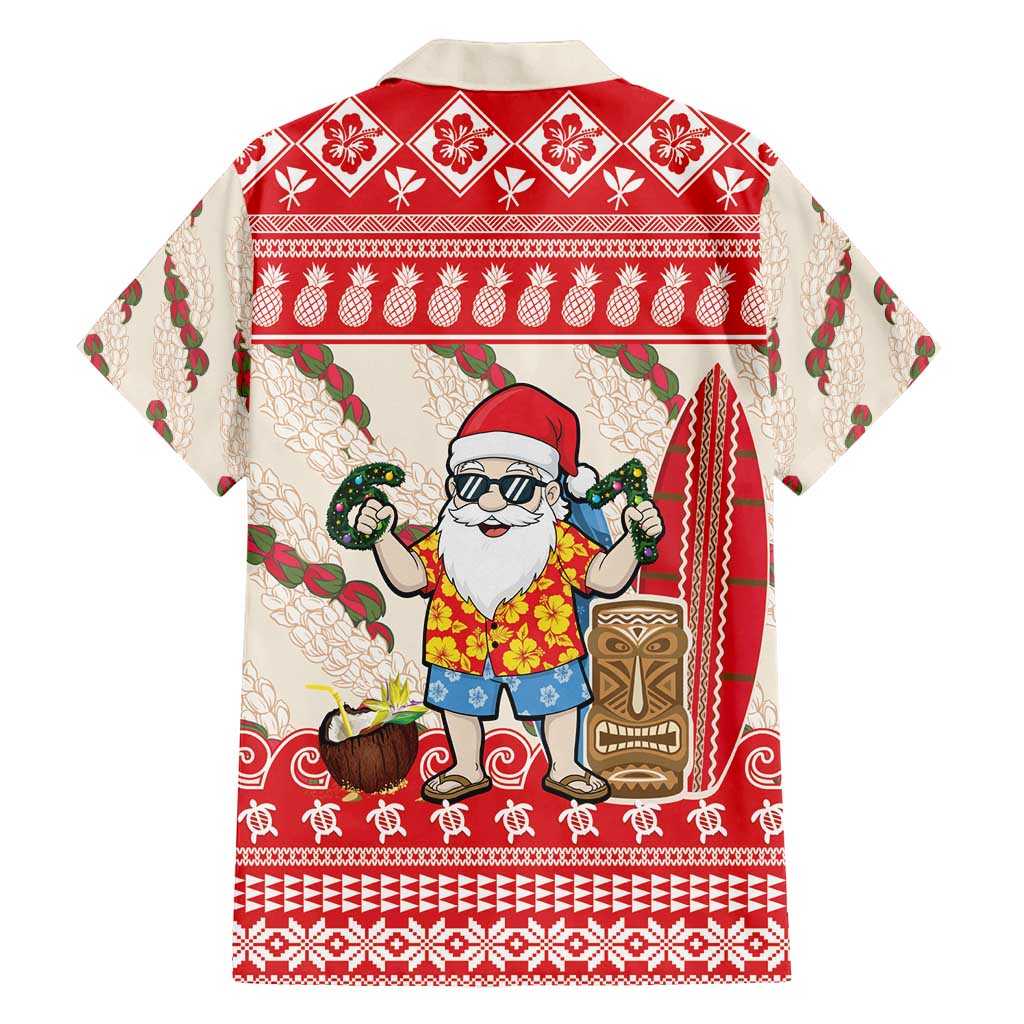 Hawaii Christmas Six Seven Family Matching Puletasi and Hawaiian Shirt Mele Kalikimaka Funny Santa 67 Gen Alpha Slang - Polynesian Pride
