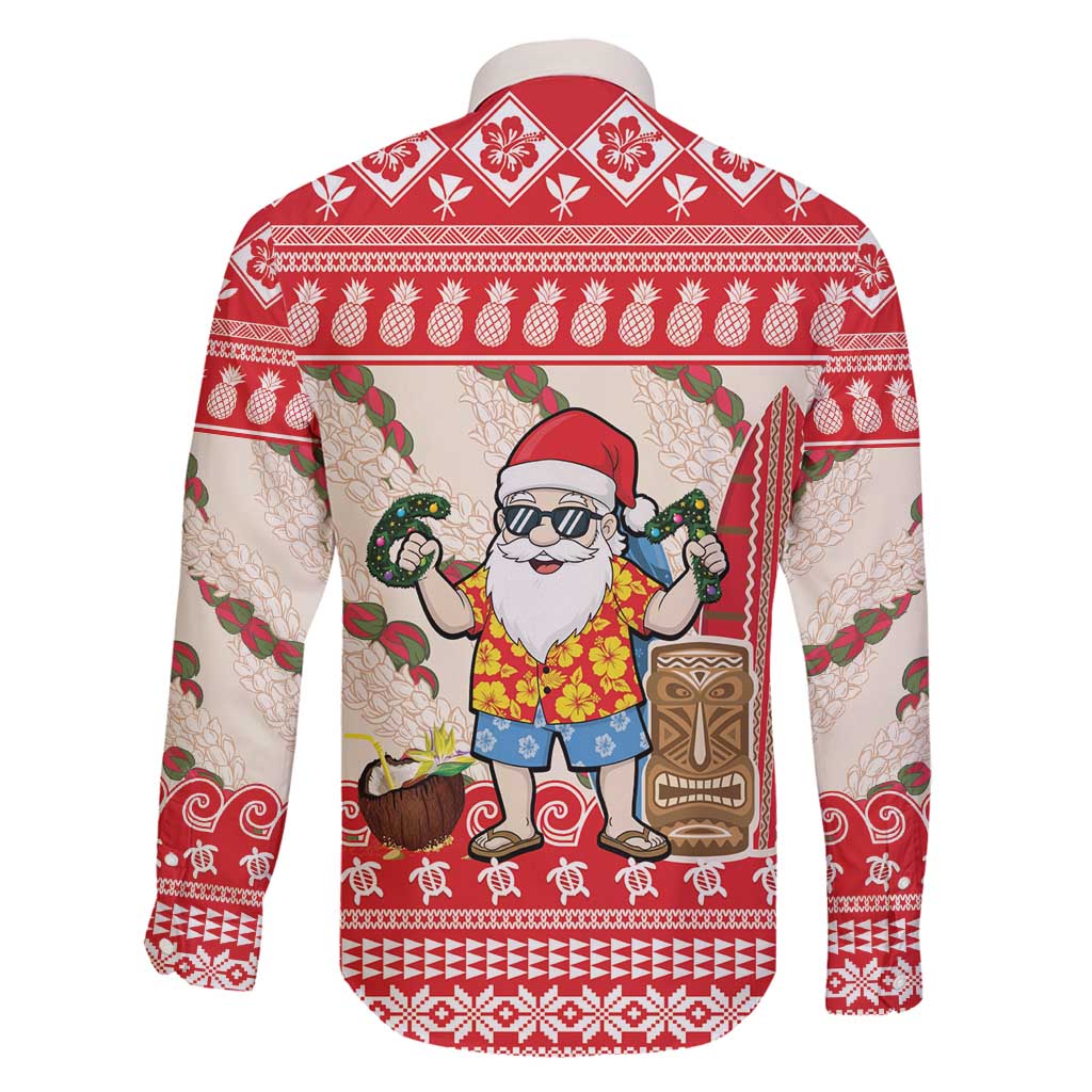 Hawaii Christmas Six Seven Family Matching Summer Maxi Dress and Hawaiian Shirt Mele Kalikimaka Funny Santa 67 Gen Alpha Slang - Polynesian Pride