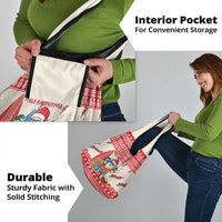 Hawaii Christmas Six Seven Grocery Bag Mele Kalikimaka Funny Santa 67 Gen Alpha Slang - Polynesian Pride