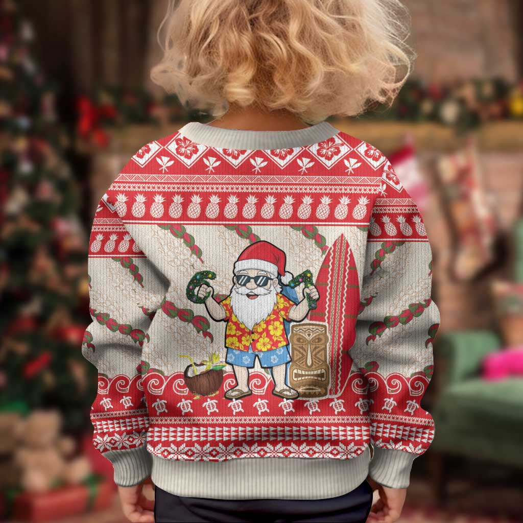 Hawaii Christmas Six Seven Kid Ugly Christmas Sweater Mele Kalikimaka Funny Santa 67 Gen Alpha Slang - Polynesian Pride