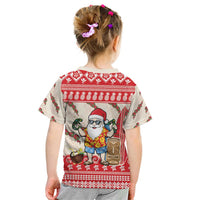 Hawaii Christmas Six Seven Kid T Shirt Mele Kalikimaka Funny Santa 67 Gen Alpha Slang - Polynesian Pride