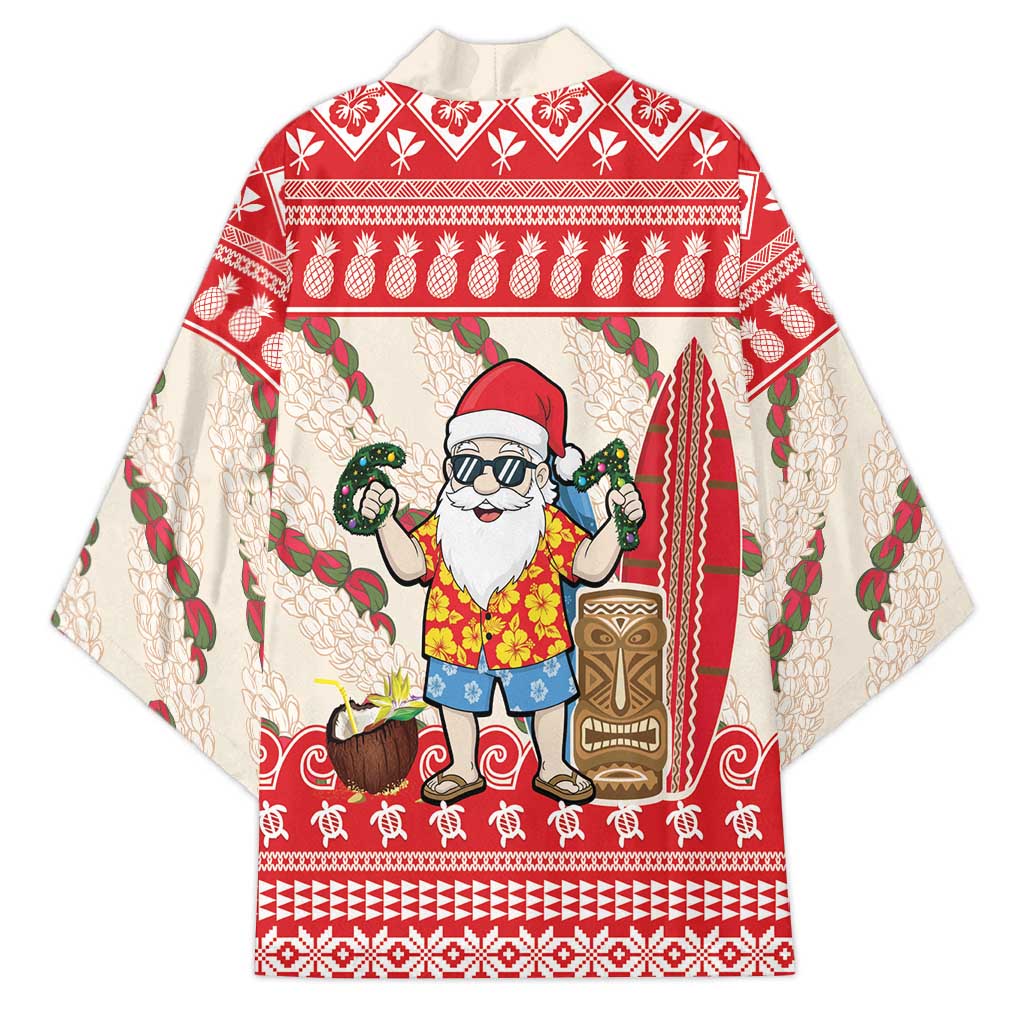 Hawaii Christmas Six Seven Kimono Mele Kalikimaka Funny Santa 67 Gen Alpha Slang - Polynesian Pride