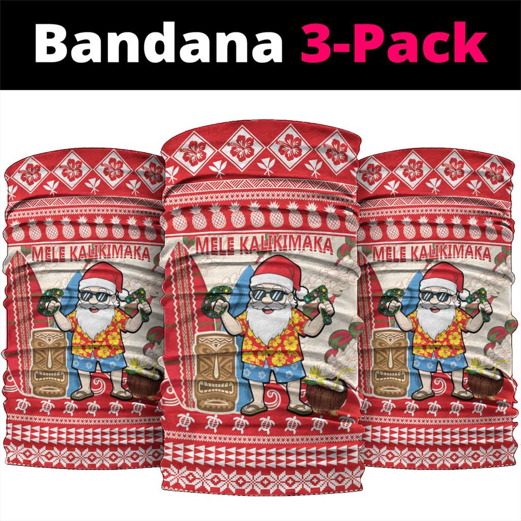 Hawaii Christmas Six Seven Neck Gaiter Mele Kalikimaka Funny Santa 67 Gen Alpha Slang - Polynesian Pride