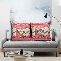 Hawaii Christmas Six Seven Pillow Cover Mele Kalikimaka Funny Santa 67 Gen Alpha Slang - Polynesian Pride