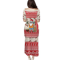 Hawaii Christmas Six Seven Puletasi Mele Kalikimaka Funny Santa 67 Gen Alpha Slang - Polynesian Pride