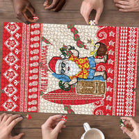 Hawaii Christmas Six Seven Puzzle Mele Kalikimaka Funny Santa 67 Gen Alpha Slang - Polynesian Pride