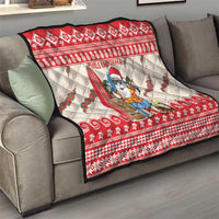 Hawaii Christmas Six Seven Quilt Mele Kalikimaka Funny Santa 67 Gen Alpha Slang - Polynesian Pride