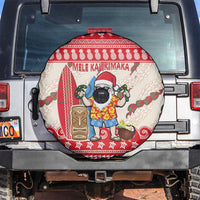 Hawaii Christmas Six Seven Spare Tire Cover Mele Kalikimaka Funny Santa 67 Gen Alpha Slang - Polynesian Pride