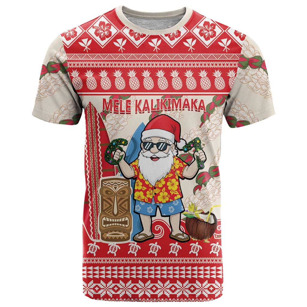 Hawaii Christmas Six Seven T Shirt Mele Kalikimaka Funny Santa 67 Gen Alpha Slang - Polynesian Pride