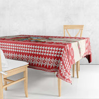 Hawaii Christmas Six Seven Tablecloth Mele Kalikimaka Funny Santa 67 Gen Alpha Slang - Polynesian Pride