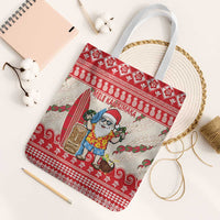 Hawaii Christmas Six Seven Tote Bag Mele Kalikimaka Funny Santa 67 Gen Alpha Slang - Polynesian Pride