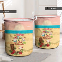 Aloha Hawaii Mele Kalikimaka Laundry Basket Beachy Funny Santa Hawaiian Lei - Polynesian Pride