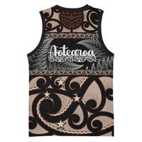 Kia Ora New Zealand Basketball Jersey Aotearoa Proud Maori Silver Fern - Polynesian Pride