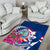 Guam Martin Luther King Jr Day Area Rug I Have A Dream Guahan Seal With Bougainvillea LT14 - Polynesian Pride