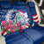 Guam Martin Luther King Jr Day Back Car Seat Cover I Have A Dream Guahan Seal With Bougainvillea LT14 - Polynesian Pride