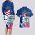 Guam Martin Luther King Jr Day Couples Matching Long Sleeve Bodycon Dress and Hawaiian Shirt I Have A Dream Guahan Seal With Bougainvillea LT14 - Polynesian Pride