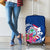 Guam Martin Luther King Jr Day Luggage Cover I Have A Dream Guahan Seal With Bougainvillea LT14 - Polynesian Pride