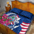 Guam Martin Luther King Jr Day Quilt Bed Set I Have A Dream Guahan Seal With Bougainvillea LT14 - Polynesian Pride