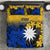 Nauru Independence Day Bedding Set Repubrikin Naoero Polynesian Pattern LT14 Blue - Polynesian Pride
