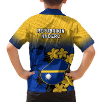 Nauru Independence Day Family Matching Puletasi Dress and Hawaiian Shirt Repubrikin Naoero Polynesian Pattern LT14 - Polynesian Pride