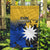 Nauru Independence Day Garden Flag Repubrikin Naoero Polynesian Pattern LT14 Garden Flag Blue - Polynesian Pride