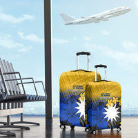 Nauru Independence Day Luggage Cover Repubrikin Naoero Polynesian Pattern LT14 - Polynesian Pride