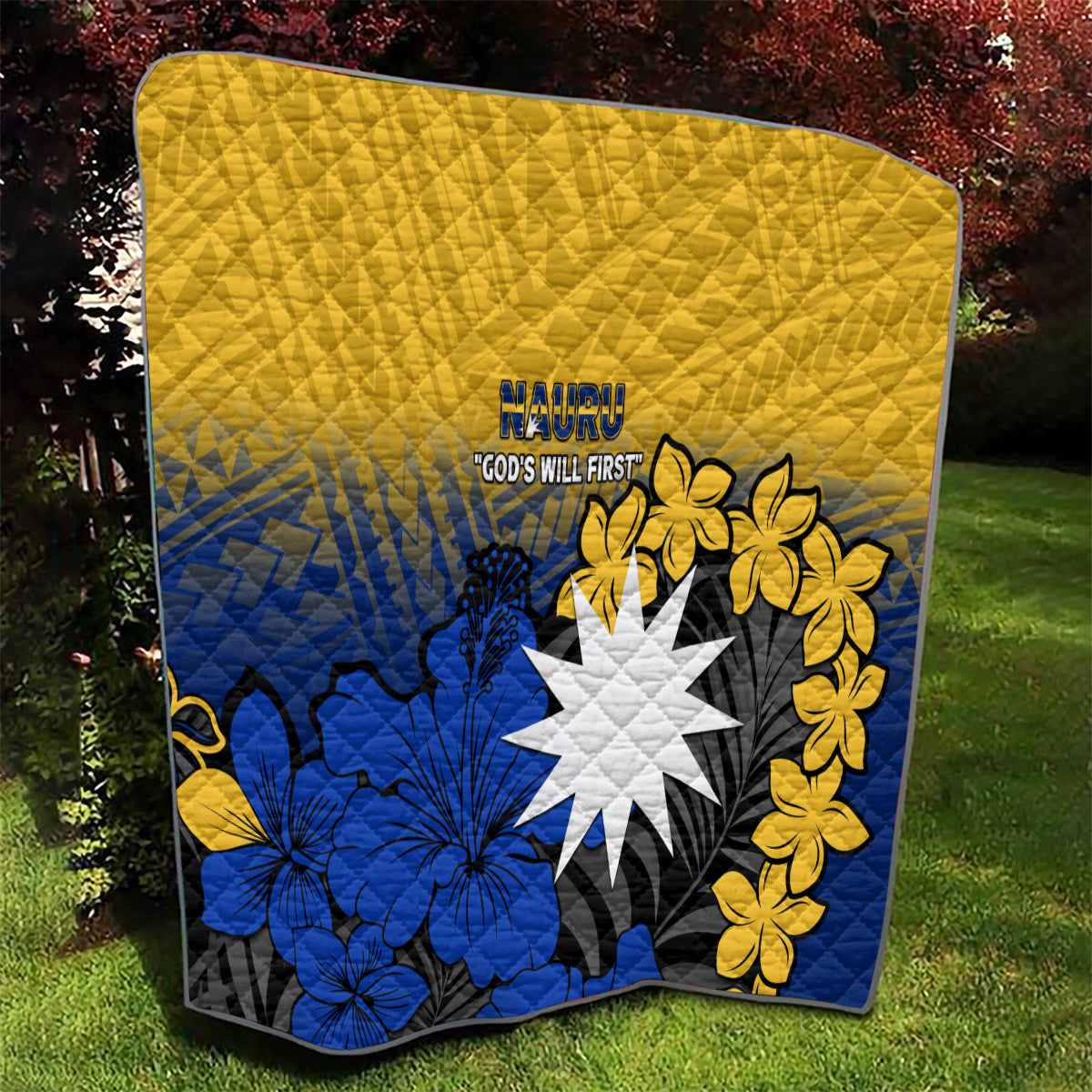 Nauru Independence Day Quilt Repubrikin Naoero Polynesian Pattern LT14 - Polynesian Pride