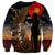 New Zealand ANZAC Day Sweatshirt Lest We Forget Silver Fern With Camouflage LT14 - Polynesian Pride