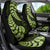 Green New Zealand Paisley Silver Fern Car Seat Cover Aotearoa Maori LT14 - Polynesian Pride
