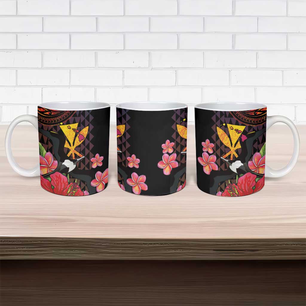 Hawaii Iwa Bird Ceramic Mug Great Frigatebird Kanaka Tropical Hippie Style - Polynesian Pride