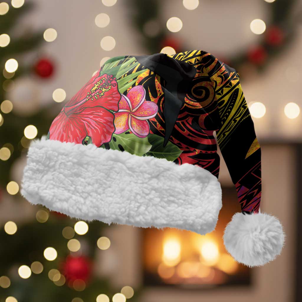 Hawaii Iwa Bird Christmas Santa Hat Great Frigatebird Kanaka Tropical Hippie Style - Polynesian Pride