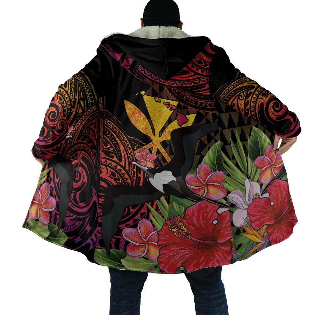 Hawaii Iwa Bird Cloak Great Frigatebird Kanaka Tropical Hippie Style - Polynesian Pride