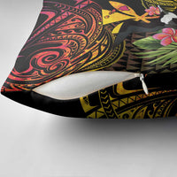 Hawaii Iwa Bird Pillow Cover Great Frigatebird Kanaka Tropical Hippie Style - Polynesian Pride