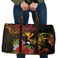 Hawaii Iwa Bird Travel Bag Great Frigatebird Kanaka Tropical Hippie Style - Polynesian Pride